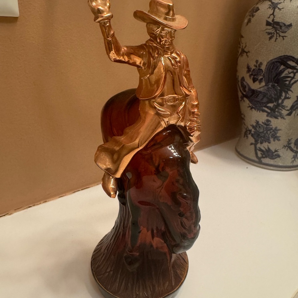 Vintage Avon Bucking Bronco Rodeo Bottle 1970s Collectible Aftershave Cologne